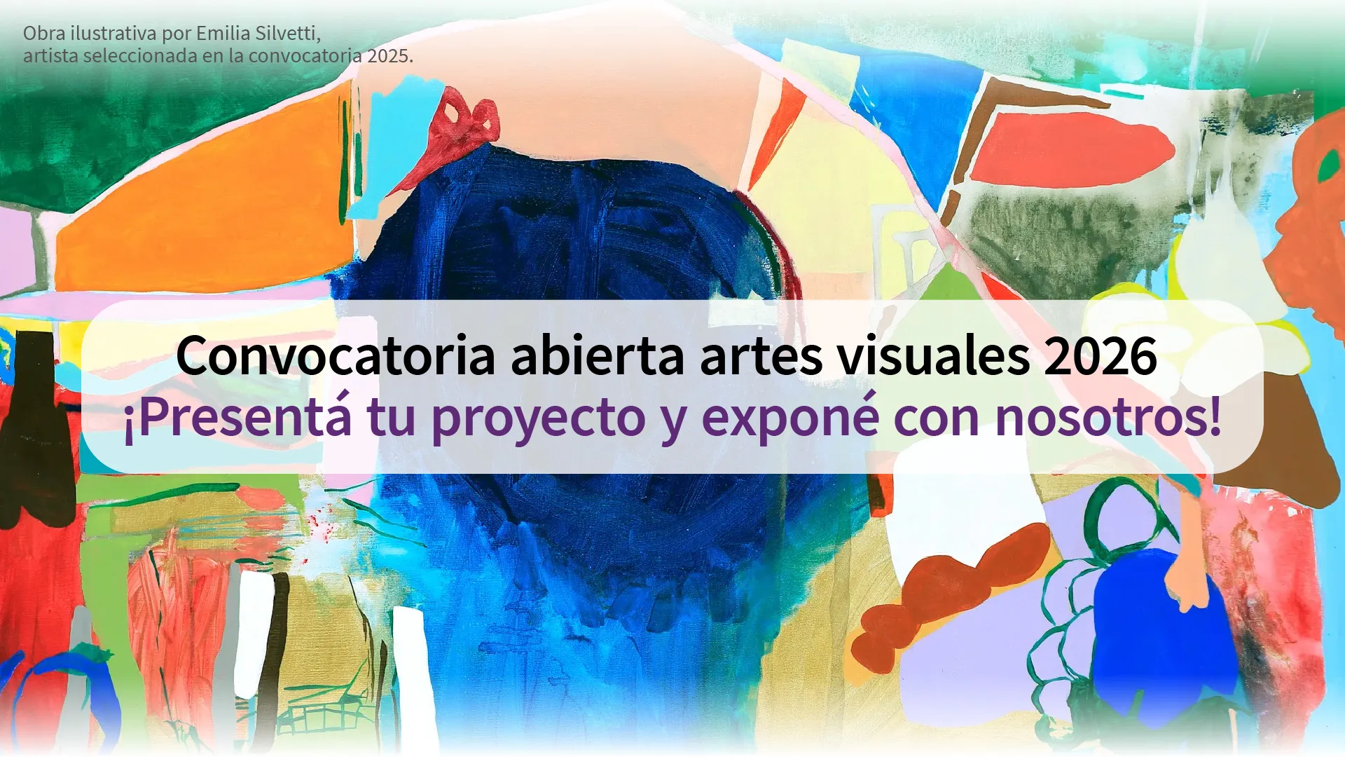 Convocatoria abierta artes visuales 2026