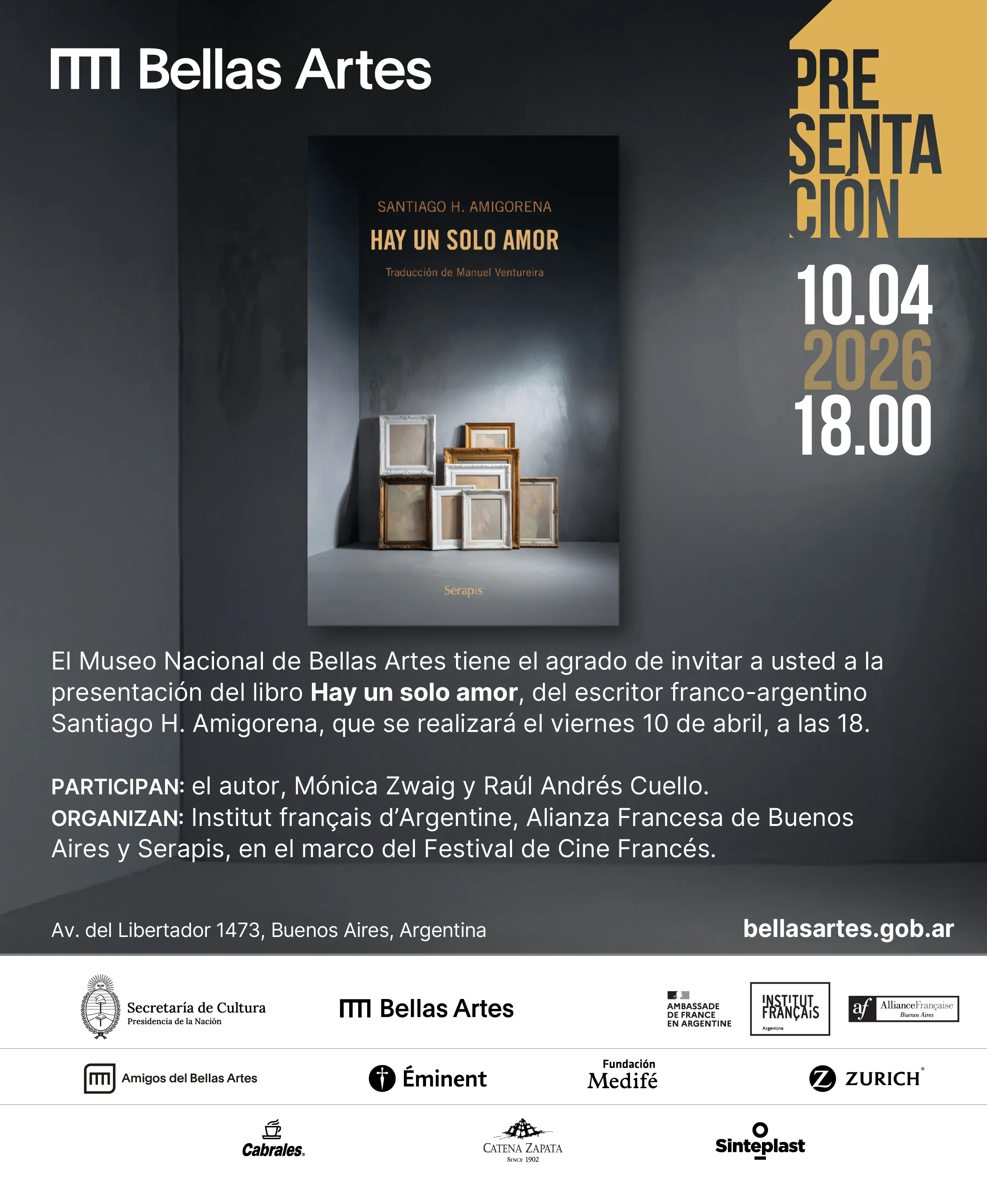 Hay un solo amor de Santiago Amigorena